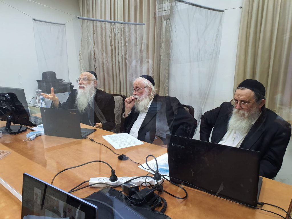 בית הדין לעניני קורונה בבני ברק התכנס לקראת עונת החתונות • צפו