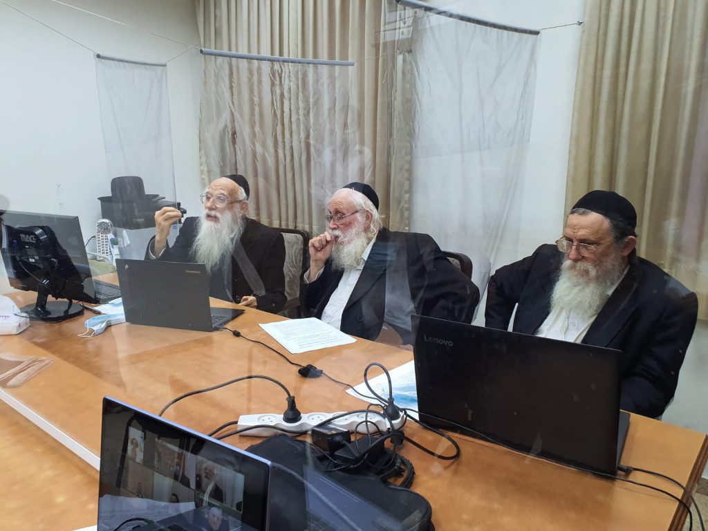 בית הדין לעניני קורונה בבני ברק התכנס לקראת עונת החתונות • צפו