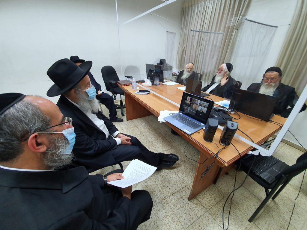 בית הדין לעניני קורונה בבני ברק התכנס לקראת עונת החתונות • צפו