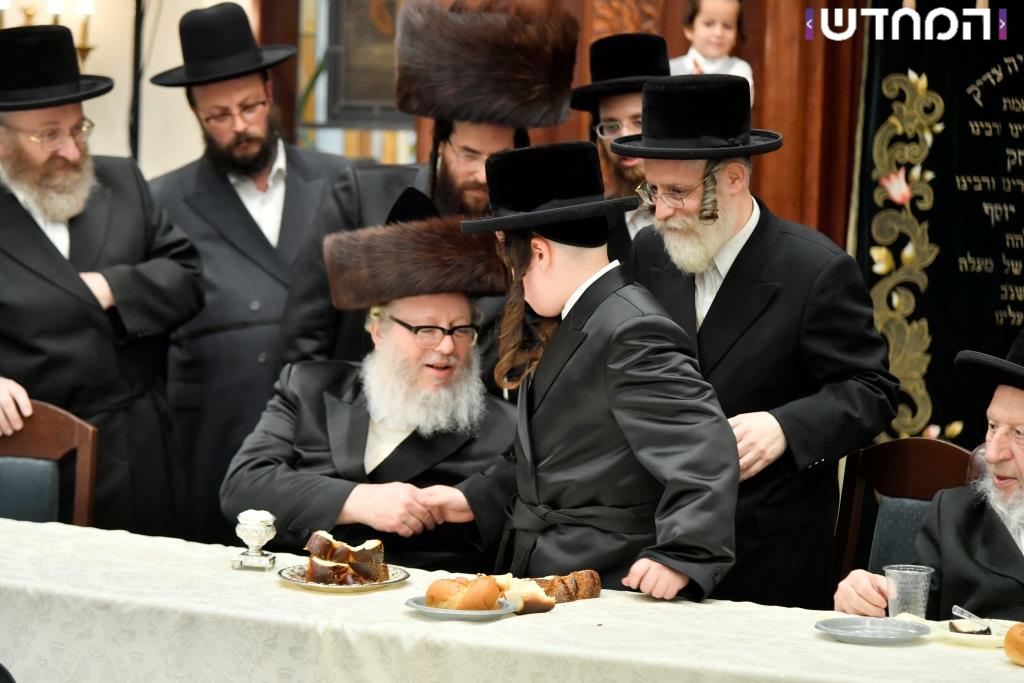 בן שלוש-עשרה למצוות: שמחת הבר מצוה לנכד האדמו"ר מבוהוש