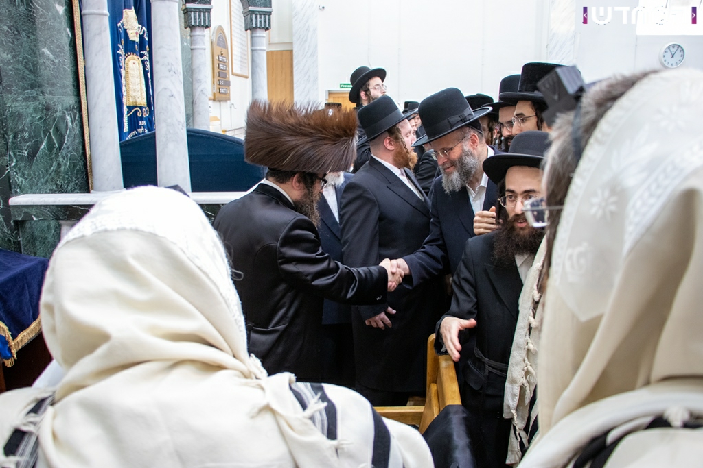 אבד"ק סאטמר ווילאמסבורג בביקור בעיר הבירה לונדון