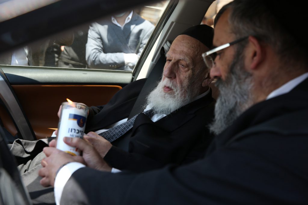 תיעוד: נשיא המועצת חכם שלום כהן במירון