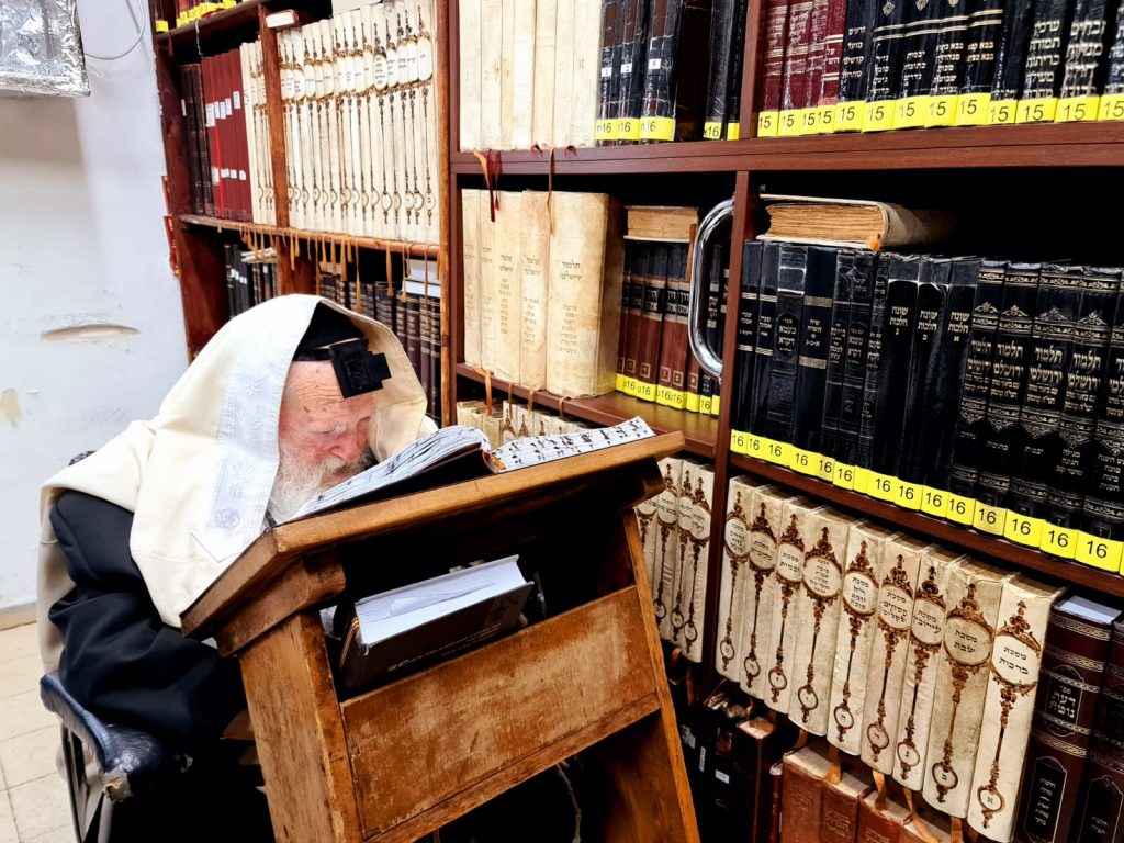 תיעוד מיוחד: שר התורה בתפילת שחרית הבוקר