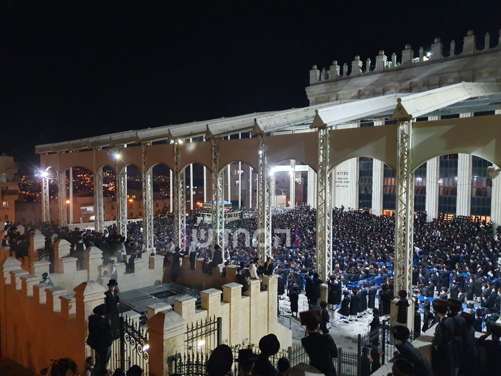 צפו: שמחת נישואי נכד כ"ק האדמו"ר מבעלזא הערב בירושלים
