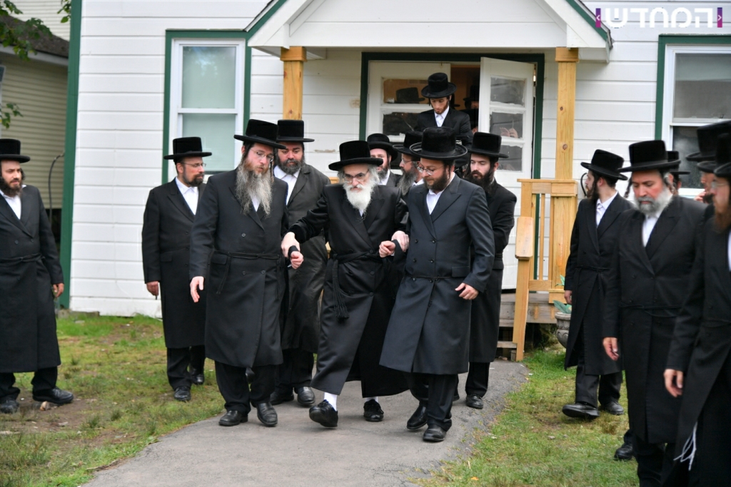 תיעוד: הרבי מויז'ניץ בביקור בארה"ב