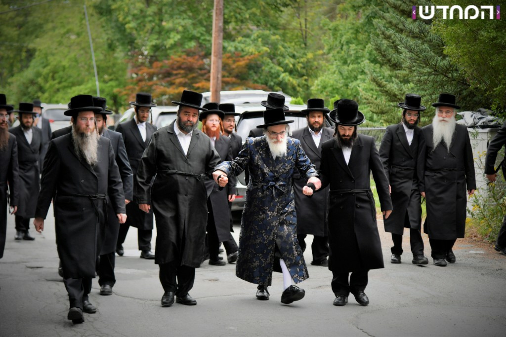 תיעוד: הרבי מויז'ניץ בביקור בארה"ב