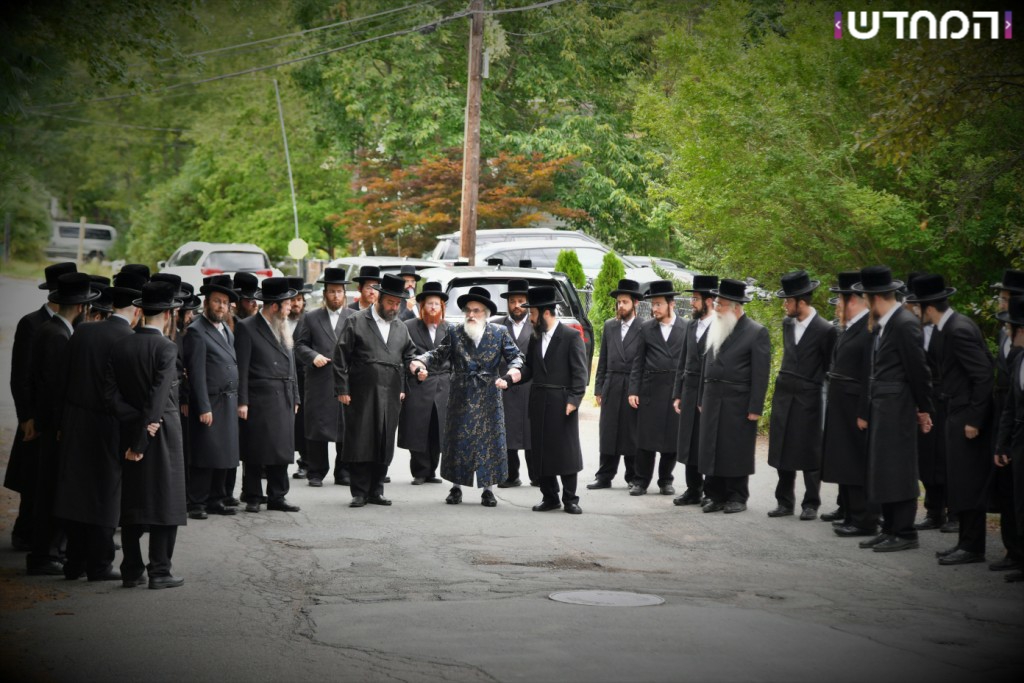 תיעוד: הרבי מויז'ניץ בביקור בארה"ב