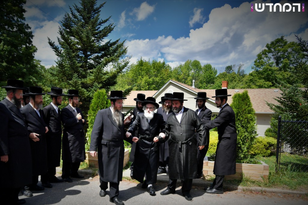 תיעוד: הרבי מויז'ניץ בביקור בארה"ב
