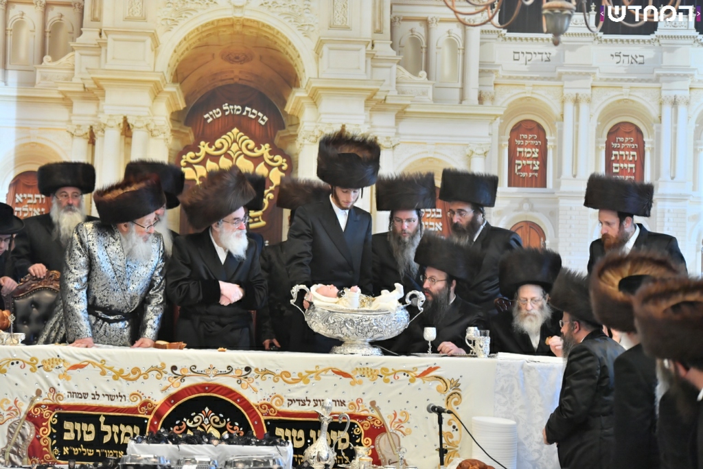 קַדֶּשׁ־לִי כׇל־בְּכוֹר • שמחת פדיון הבן לנינם הראשון של האדמורי״ם מויז'ניץ וספינקא