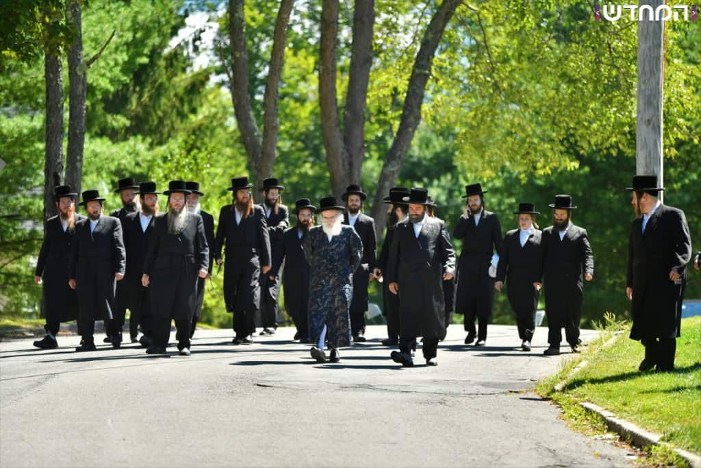 הרבי מויז'ניץ בביקור בארה"ב • גלריה