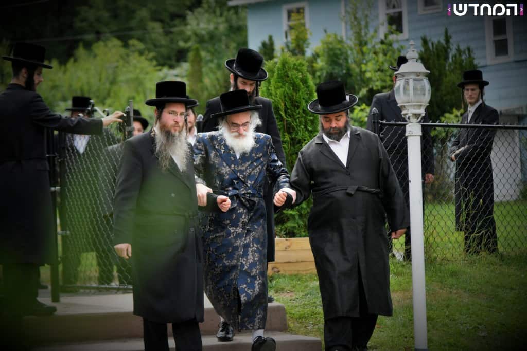 הרבי מויז'ניץ בביקור בארה"ב • גלריה