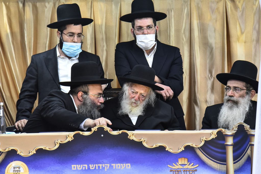 מעמד סיום מסכת כלאים ע"י ילדי ארגון זכרון חנה במעונו של מרן שר התורה