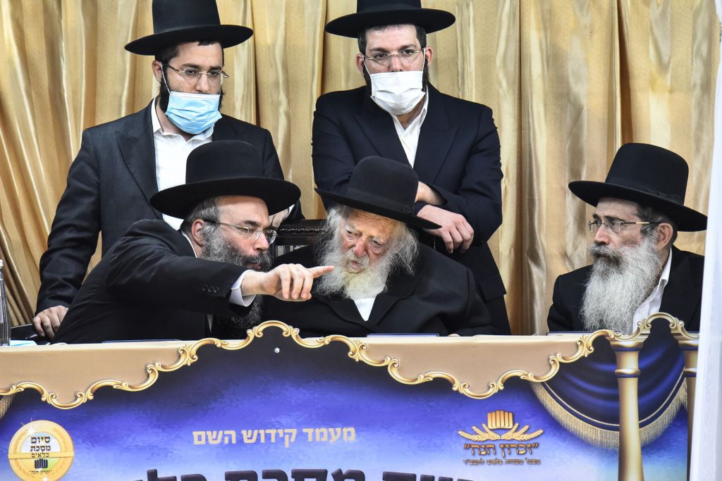 מעמד סיום מסכת כלאים ע"י ילדי ארגון זכרון חנה במעונו של מרן שר התורה