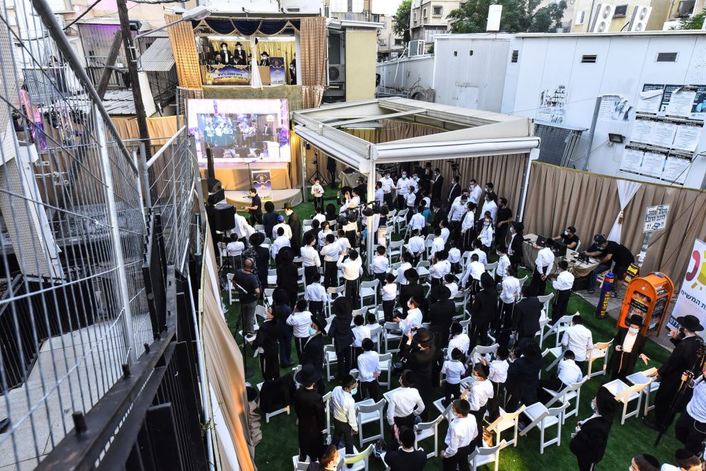 מעמד סיום מסכת כלאים ע"י ילדי ארגון זכרון חנה במעונו של מרן שר התורה