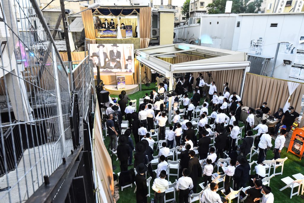 מעמד סיום מסכת כלאים ע"י ילדי ארגון זכרון חנה במעונו של מרן שר התורה