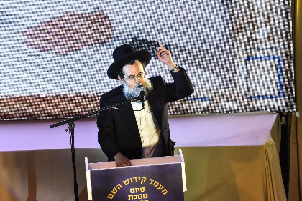 מעמד סיום מסכת כלאים ע"י ילדי ארגון זכרון חנה במעונו של מרן שר התורה