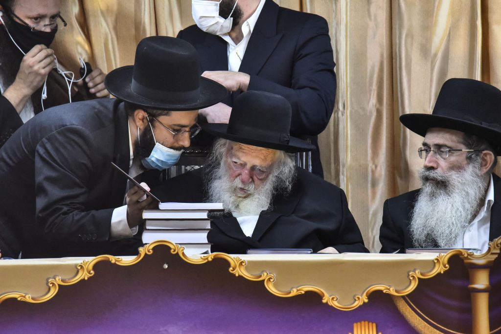 מעמד סיום מסכת כלאים ע"י ילדי ארגון זכרון חנה במעונו של מרן שר התורה