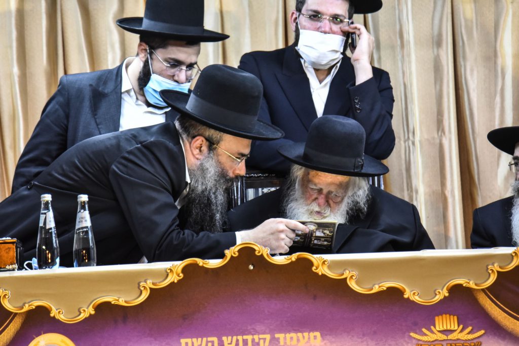 מעמד סיום מסכת כלאים ע"י ילדי ארגון זכרון חנה במעונו של מרן שר התורה