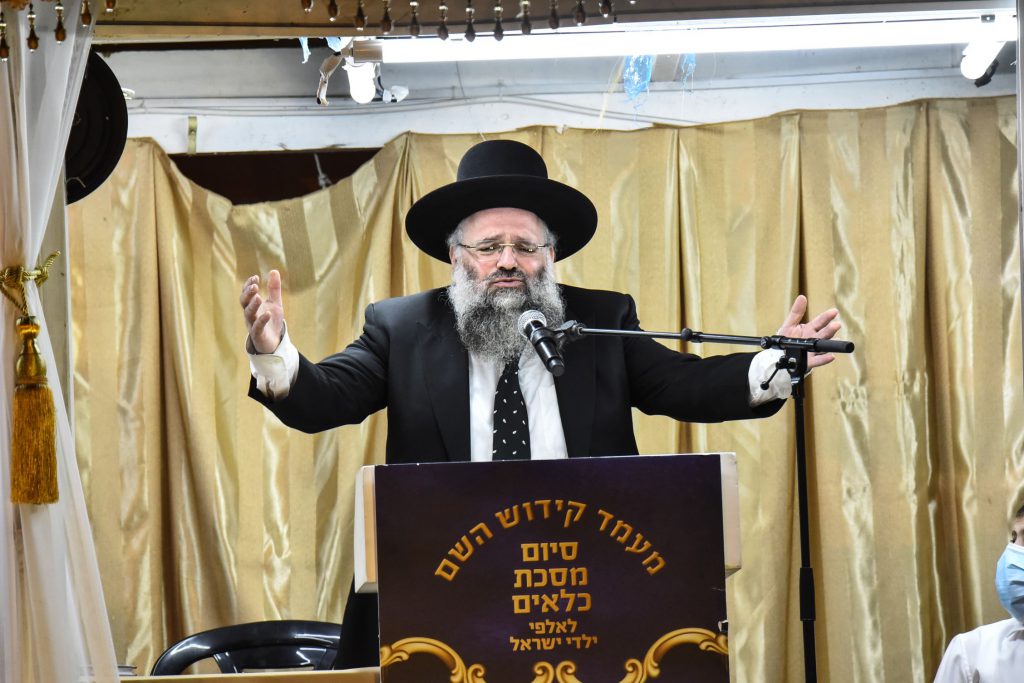 מעמד סיום מסכת כלאים ע"י ילדי ארגון זכרון חנה במעונו של מרן שר התורה