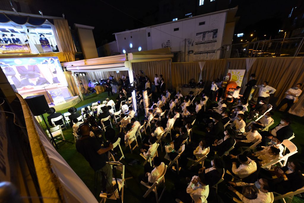 מעמד סיום מסכת כלאים ע"י ילדי ארגון זכרון חנה במעונו של מרן שר התורה