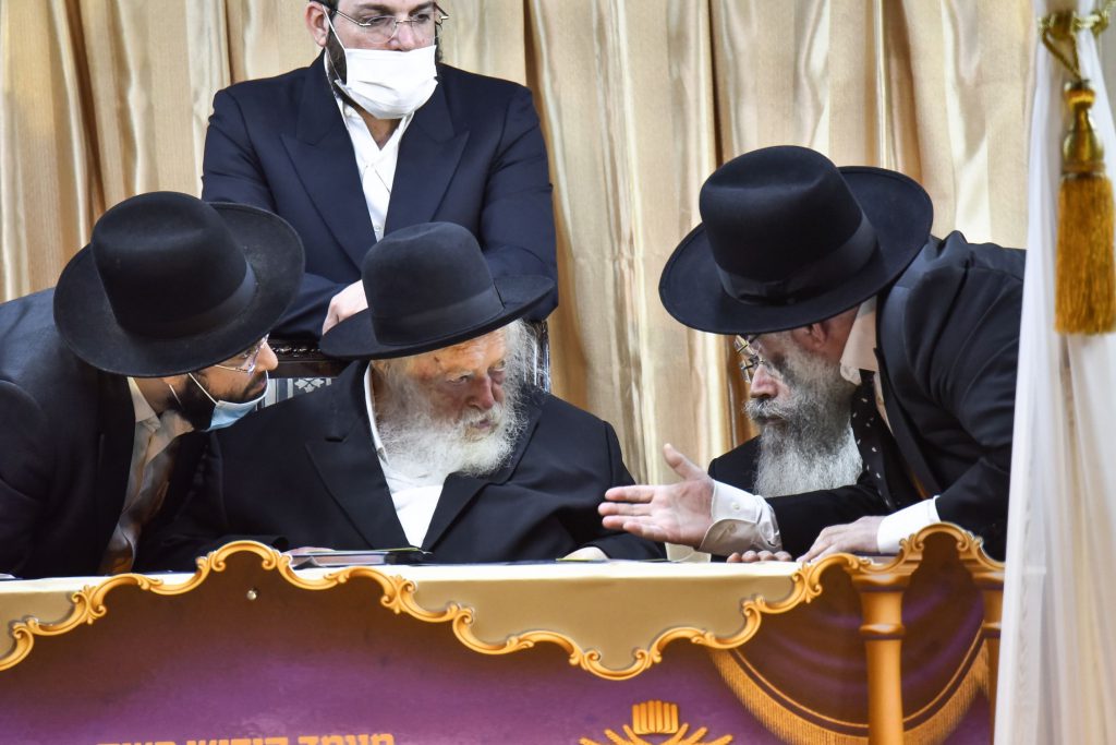 מעמד סיום מסכת כלאים ע"י ילדי ארגון זכרון חנה במעונו של מרן שר התורה