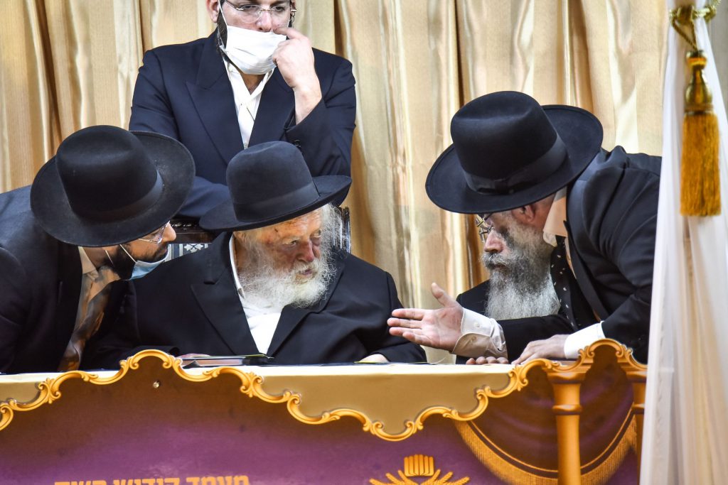 מעמד סיום מסכת כלאים ע"י ילדי ארגון זכרון חנה במעונו של מרן שר התורה