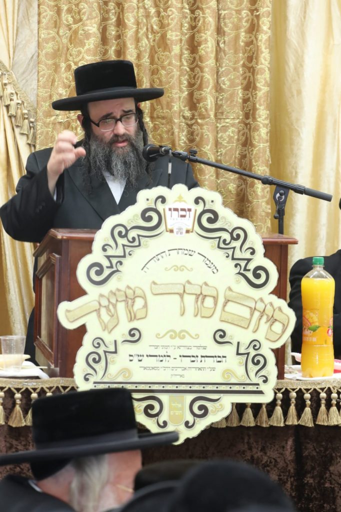 תיעוד: בסאטמר ירושלים סיימו סדר 'מועד'