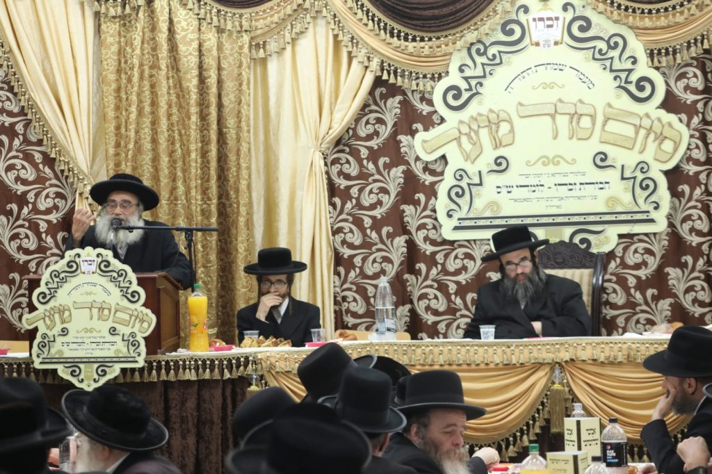 תיעוד: בסאטמר ירושלים סיימו סדר 'מועד'