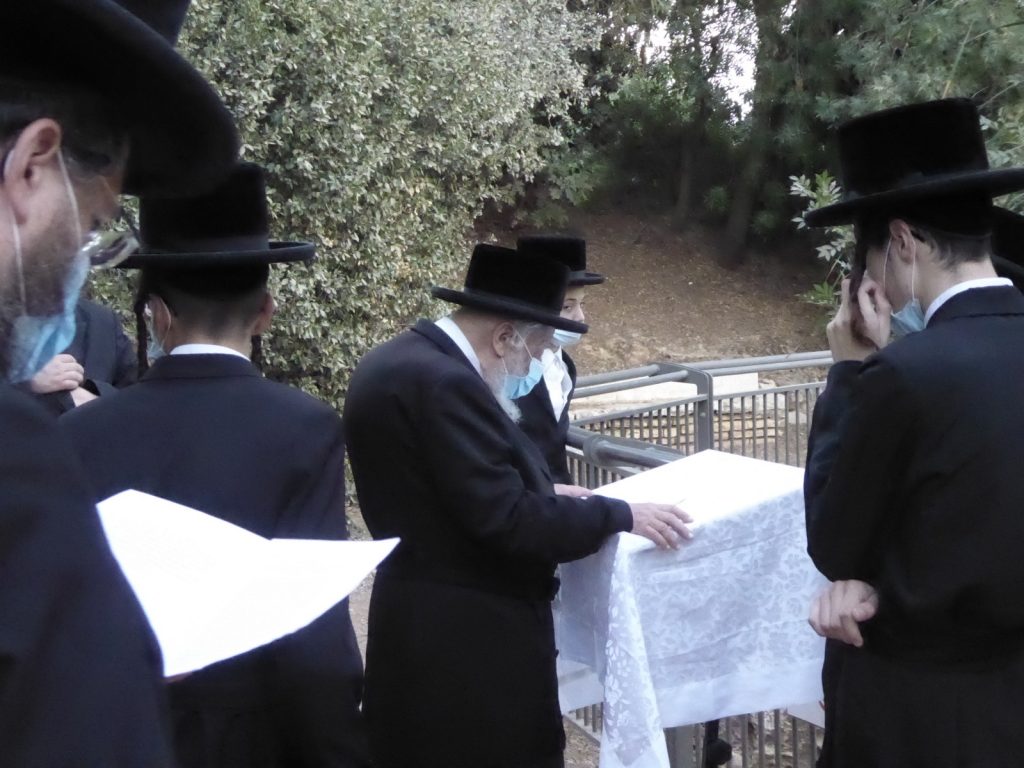 תיעוד: הרבי מקופישניץ באמירת תשליך