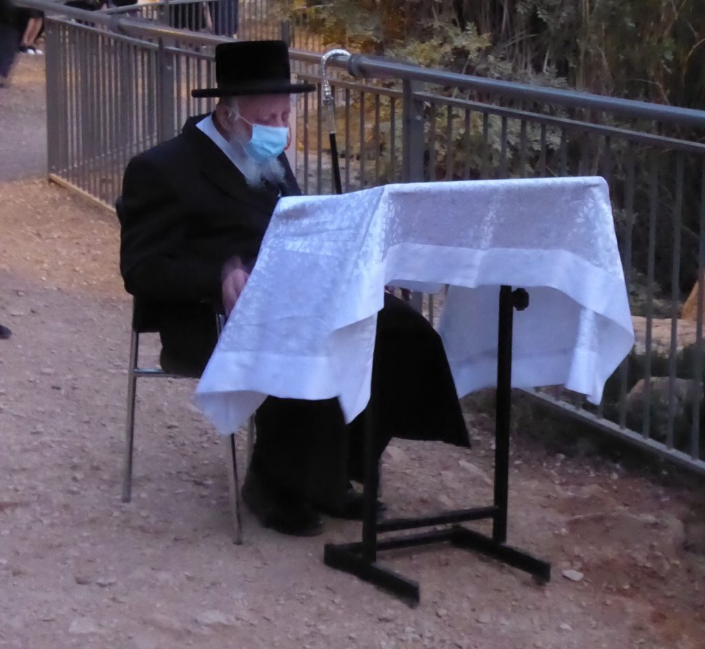 תיעוד: הרבי מקופישניץ באמירת תשליך