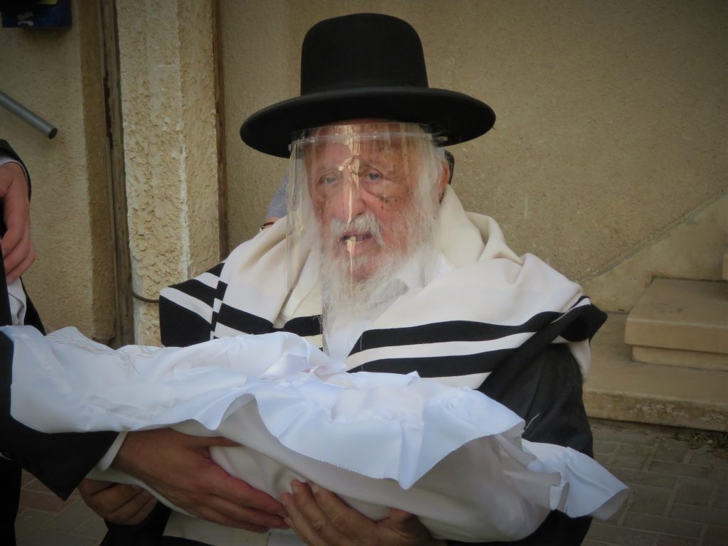 תיעוד: הברית לנין ראש הישיבה הגרב"ד פוברסקי