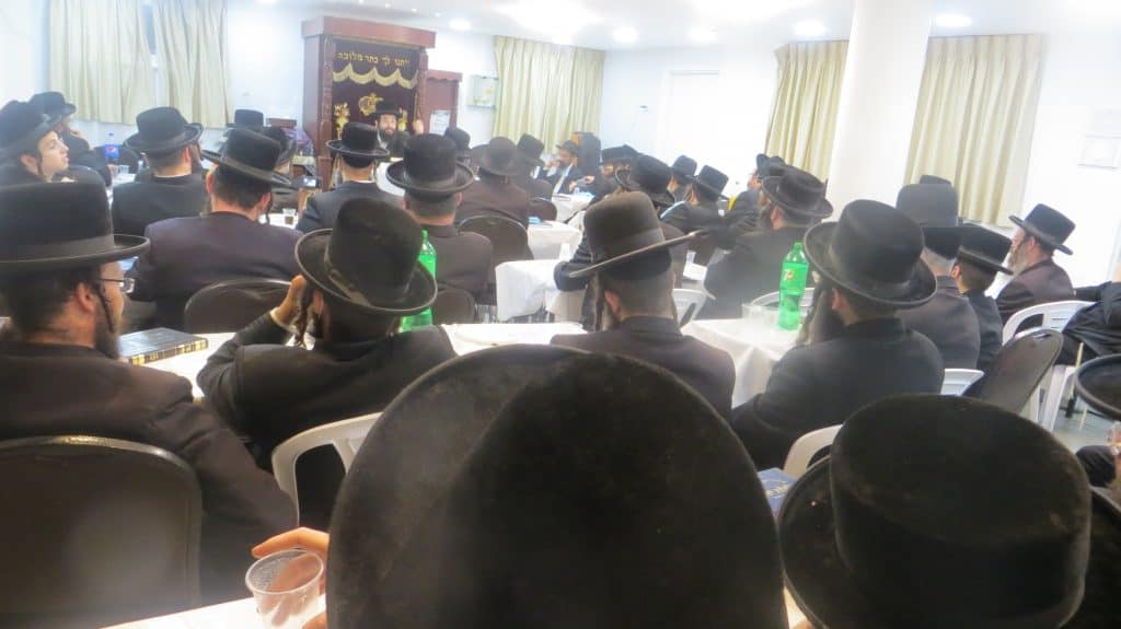 צפו בגלריה: מעמד הרחבת ביהמ"ד המרכזי "באר חיים"