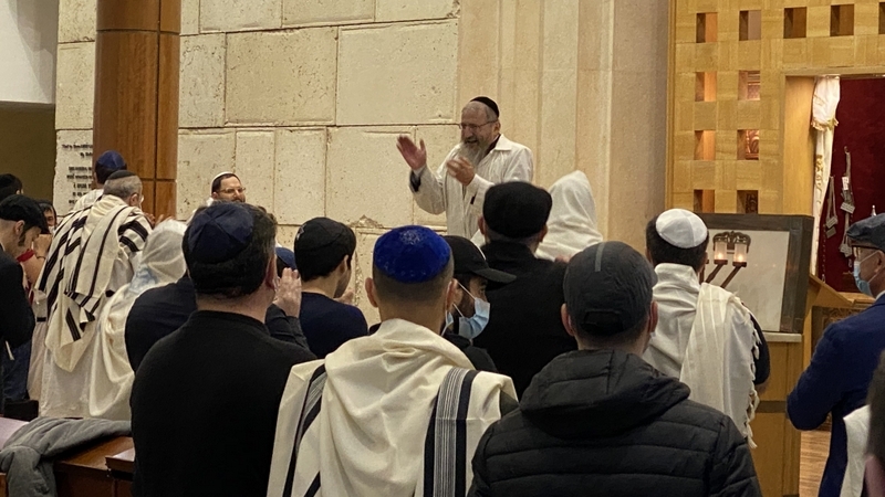 גלריה: סיום תפילת נעילה בביהכנ"ס המרכזי במוסקבה
