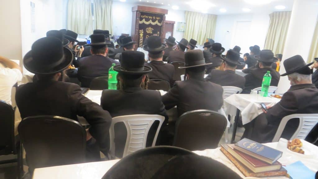 צפו בגלריה: מעמד הרחבת ביהמ"ד המרכזי "באר חיים"