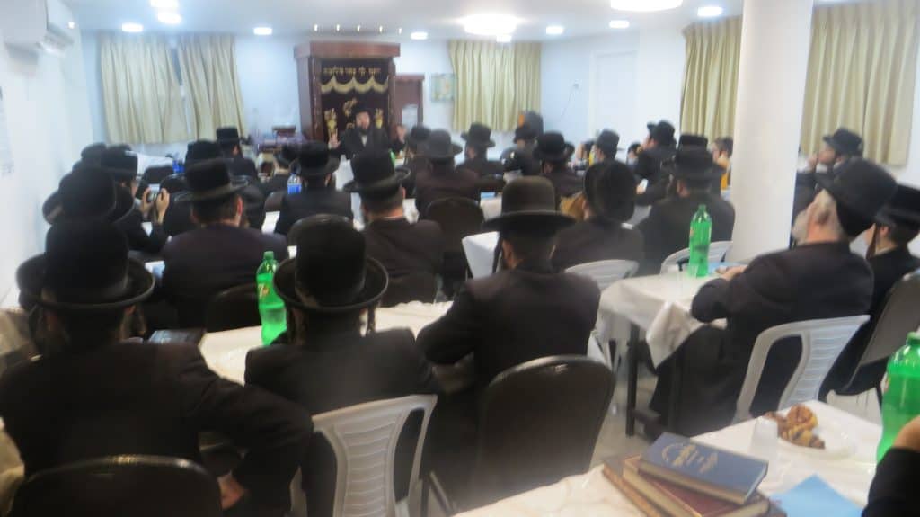 צפו בגלריה: מעמד הרחבת ביהמ"ד המרכזי "באר חיים"