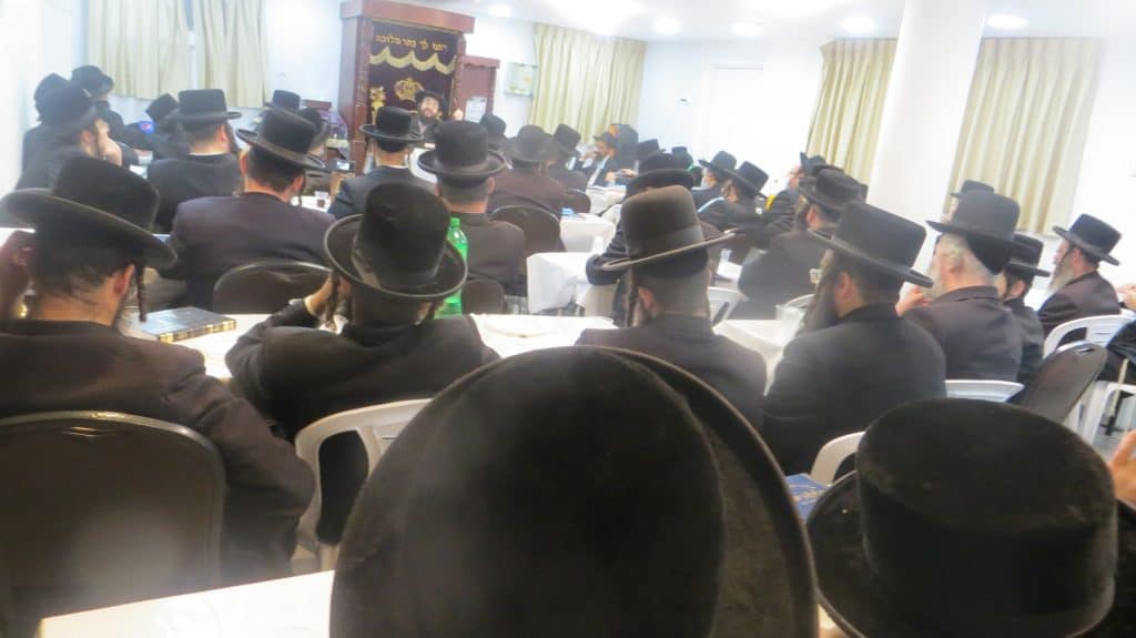 צפו בגלריה: מעמד הרחבת ביהמ"ד המרכזי "באר חיים"