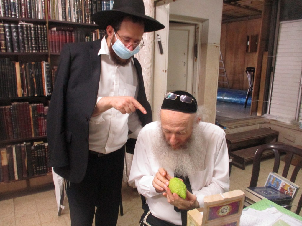 הפוסק הגרי"א דינר בהכנה לחג הסוכות