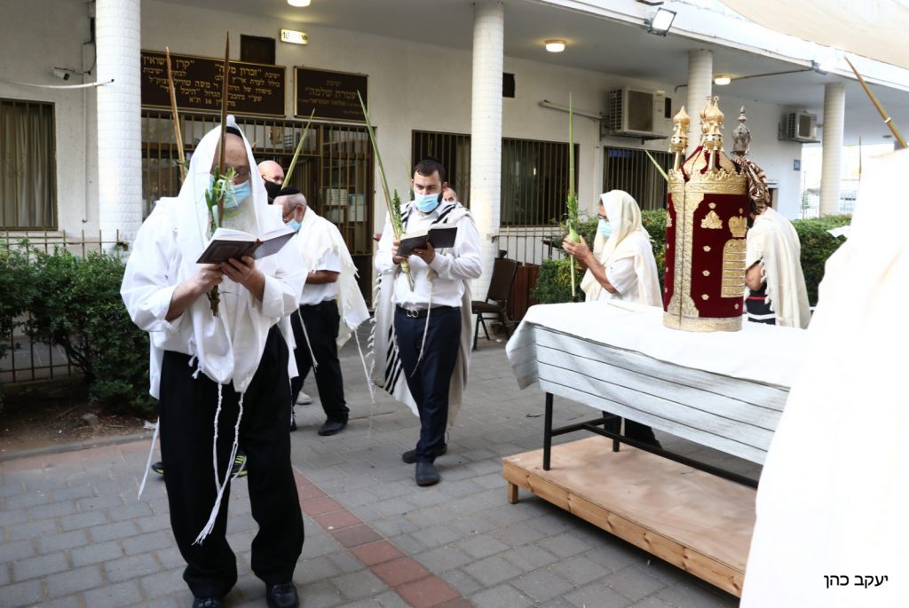 הגר"מ מאיה נטל לולב במרחב הפתוח • תיעוד