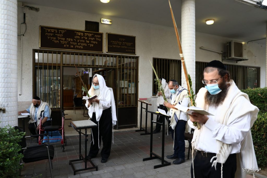 הגר"מ מאיה נטל לולב במרחב הפתוח • תיעוד