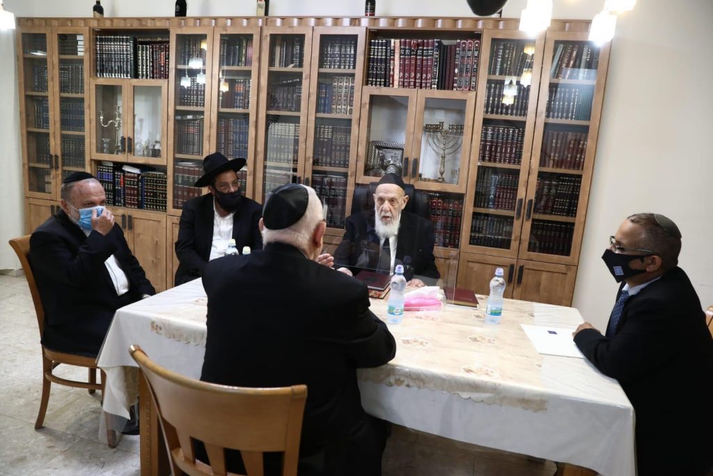 נשיא המדינה הגיע לביקור בבית נשיא המועצת • צפו