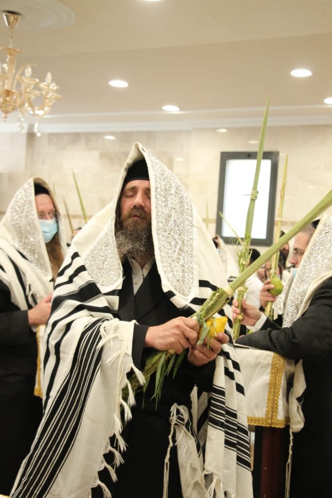 תיעוד: כ"ק האדמו"ר מפיטסבורג שליט"א בהושענות