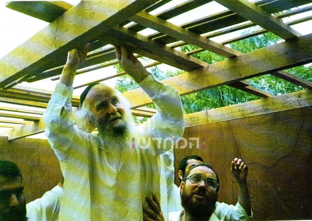 גלריה מיוחדת: גדולי הדור זצוק"ל בנטילת לולב