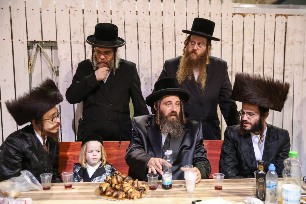 האדמו"ר מפיטסבורג הגיע לחלאקה בציון הרשב"י מירון