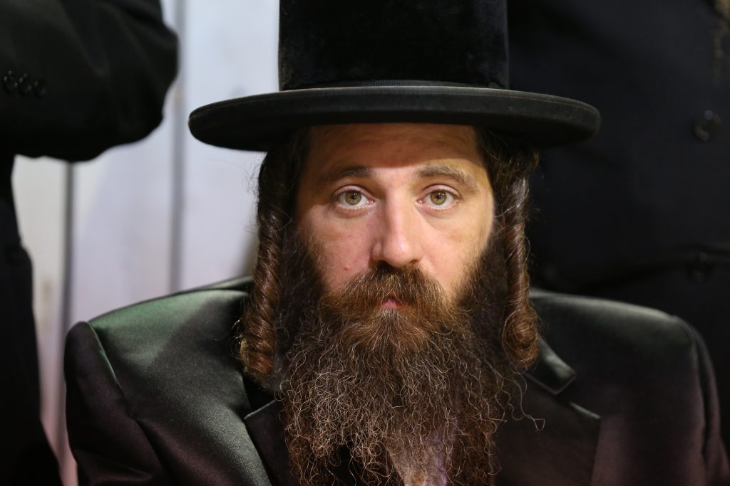 האדמו"ר מפיטסבורג הגיע לחלאקה בציון הרשב"י מירון