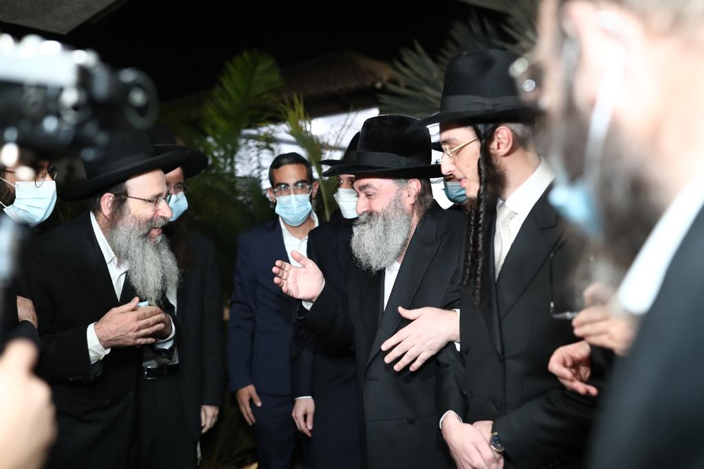 תיעוד: מעמד חופת בן האדמו"ר רבי יקותיאל אבוחצירא