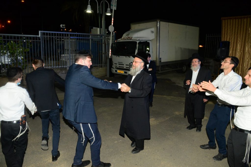 סיום מסכת בישיבת "משיב הרוח - רוח חיים" בבני ברק