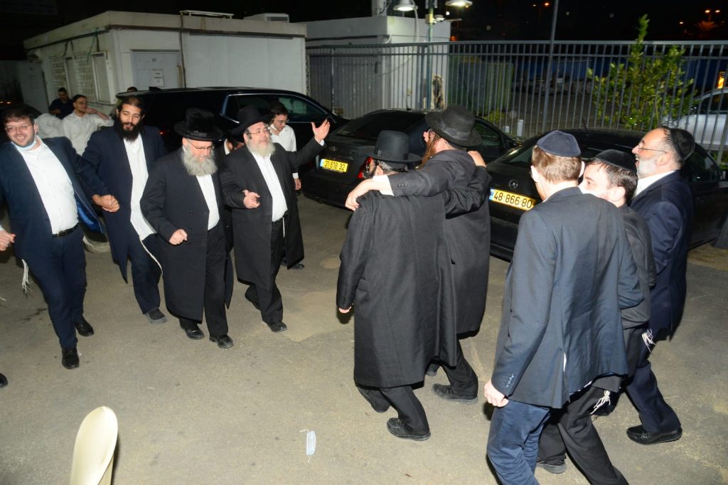 סיום מסכת בישיבת "משיב הרוח - רוח חיים" בבני ברק