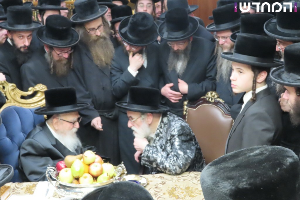 האדמו"ר מויז׳ניץ בביקור בארה"ב • גלריה