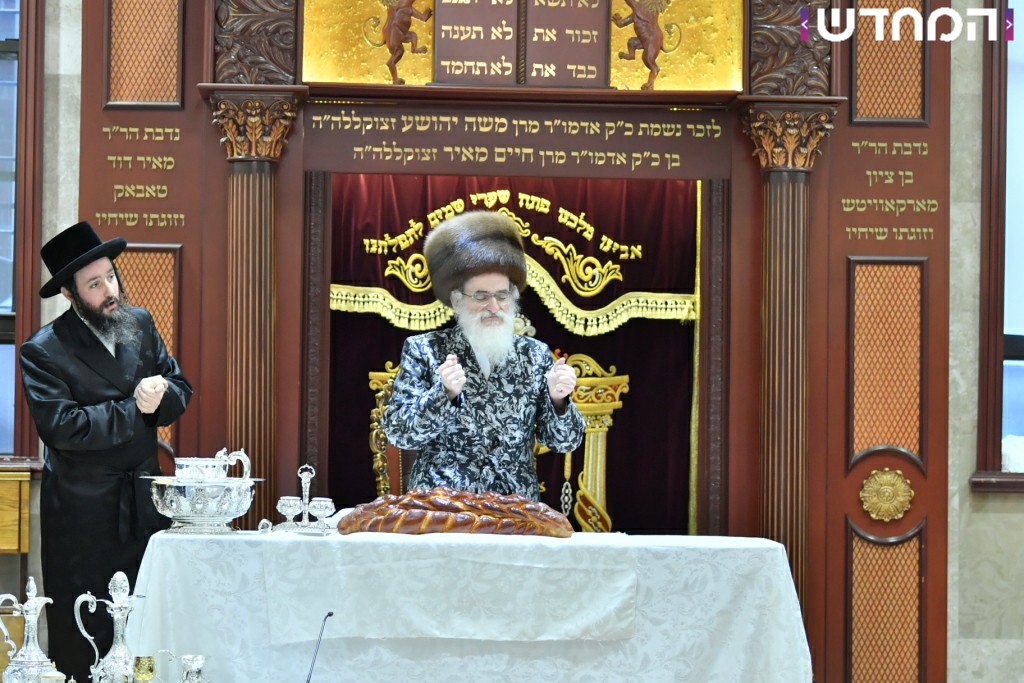 האדמו"ר מויז׳ניץ בביקור בארה"ב • גלריה