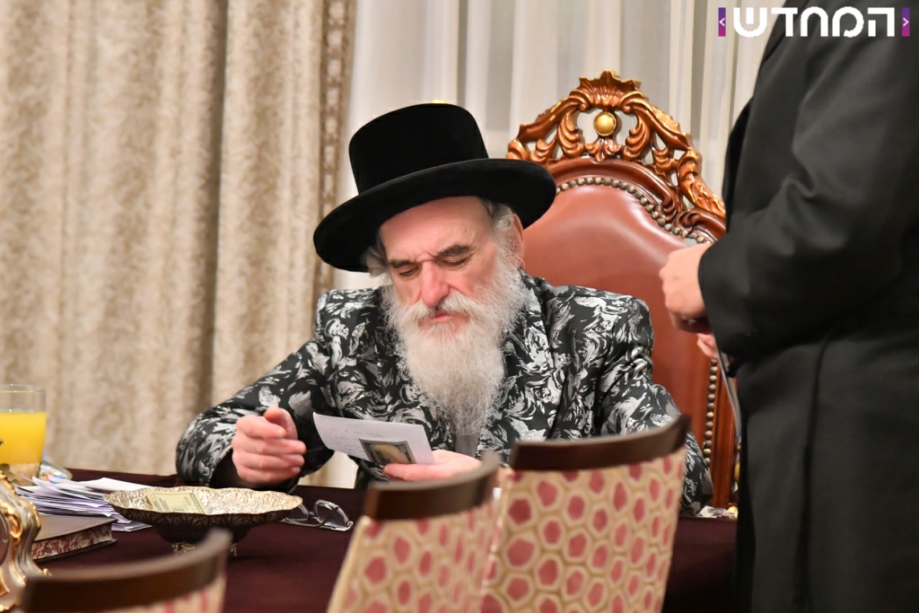 האדמו"ר מויז׳ניץ בביקור בארה"ב • גלריה